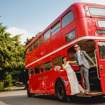 fun wedding on a a bus event catering